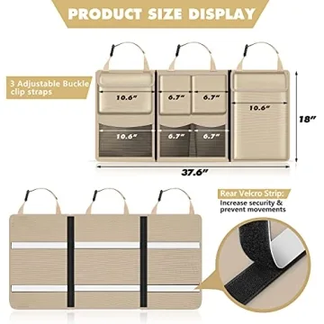 FINPAC Detachable Car Trunk Organizer for SUVs and Vans