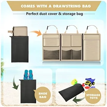 FINPAC Detachable Car Trunk Organizer for SUVs and Vans