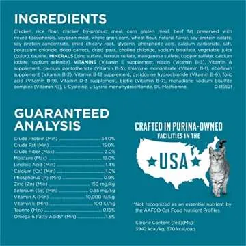 Quality Purina ONE Tender Selects Dry Cat Food - 22 lb