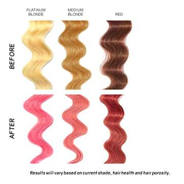 Overtone Color Depositing Semi-Permanent Hair Dye Conditioner - 8 oz For Natural & Color-Treated Hair, Moisturizing Shea Butter & Coconut Oil - Vegan & Cruelty-Free, Vibrant Pink