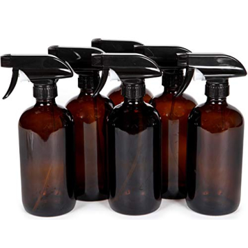 Vivaplex Eco-Friendly 16 oz Amber Spray Bottles for Stylish Cleaning