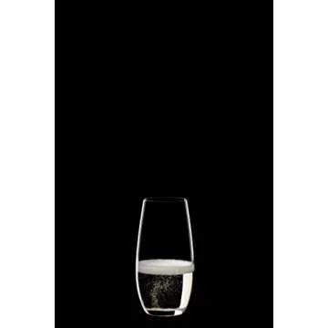 Riedel O Wine Tumbler Champagne Glass, Set of 2