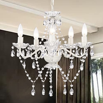 Stunning Antique House White Chandelier for Girls' Rooms
