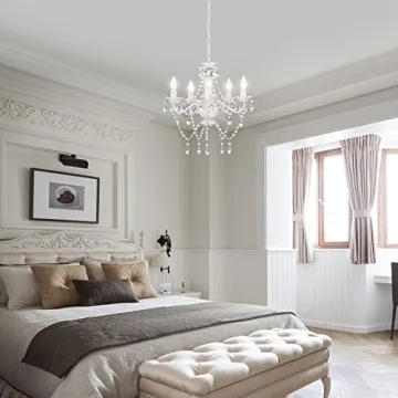 Stunning Antique House White Chandelier for Girls' Rooms