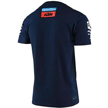 Troy Lee Designs Men's 20 TLD KTM Team Shirts,X-Large,Navy