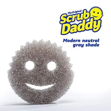 Scrub Daddy Gray Sponge Set FlexTexture Scratch-Free Cleaning
