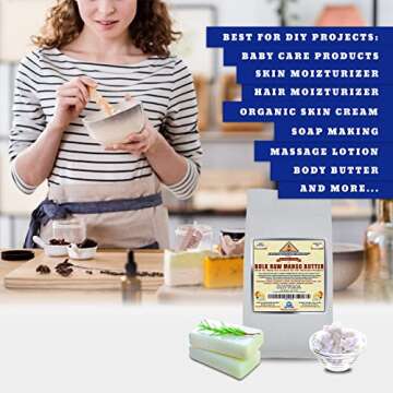 Organic Unrefined Mango Butter for Skincare DIY Needs