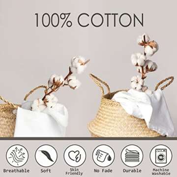 Erosebridal 100% Cotton Butterfly Bedding Set Watercolor Flower Comforter Cover Twin Size for Women Girls Teens Colorful Butterfly Floral Duvet Cover Vintage Grunge Style Quilt Cover