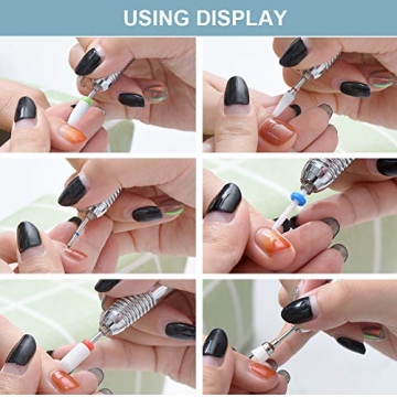 Bulex Professional Ceramic Nail Drill Bit Set 3/32