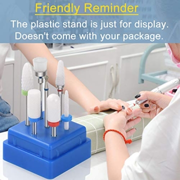 Bulex Professional Ceramic Nail Drill Bit Set 3/32