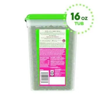 Greenies Feline Smartbites Skin & Fur Health Crunchy and Soft Natural Cat Treats, Salmon Flavor, 16 ...