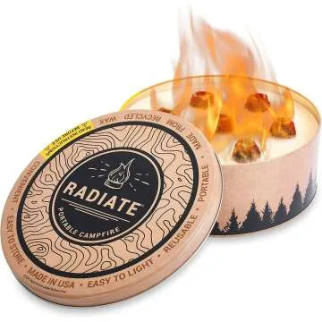 Radiate XL Portable Campfire - 3-5 Hour Burn Time