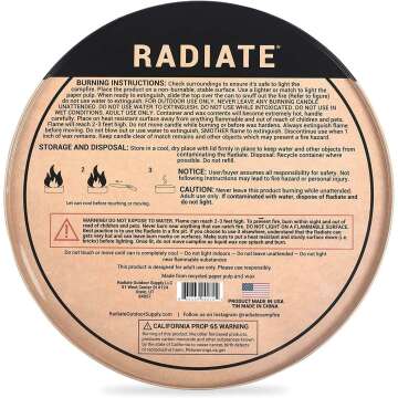 Radiate XL Portable Campfire - 3-5 Hour Burn Time