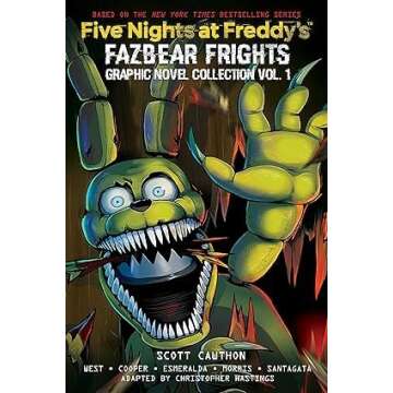Five Nights At Freddy's Fazbear Frights Graphic Novels (1-4) Collection 4 Books Set By Scott Cawthon
