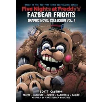 Five Nights At Freddy's Fazbear Frights Graphic Novels (1-4) Collection 4 Books Set By Scott Cawthon