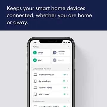 Amazon eero 6+ mesh wifi system - Supports internet plans up to a Gigabit, Coverage up to 3,000 sq. ft., Connect 75+ devices, 2-pack