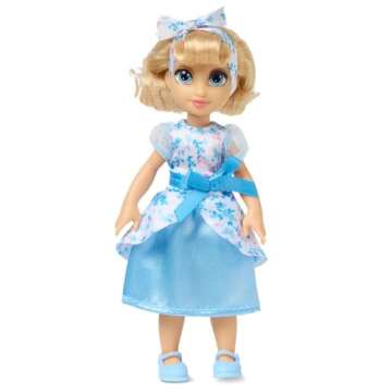 Disney Store Official Cinderella Once Upon a Story Mini Doll Playset, 5 Inch Princess Dolls, Girl To...