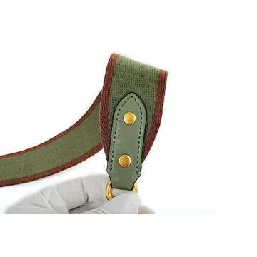 GOXTECH Purse Strap Replacement Crossbody Handbag Stripe Wide Adjustable (Olive Green-Shoulder Strap)