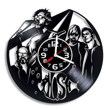 Olha Art Design Phish Band Vinyl Wall Clock, Phish Gift for Any Occasion, Christmas, Valentine's Day...