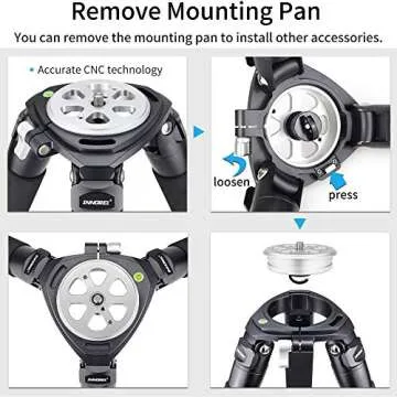 Top Carbon Fiber Tripod INNOREL RT90C for Heavy Camera Gear