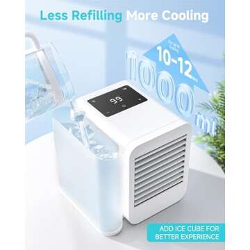 Portable Air Conditioner Cooling Fan for Home Office