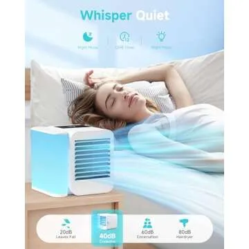 Portable Air Conditioner Cooling Fan for Home Office