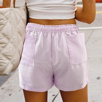 Cute Women Striped Boxer Shorts for Comfort and Style