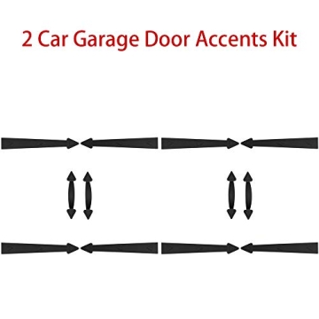 Magnetic Decorative Garage Door Hardware Set 12 Pieces