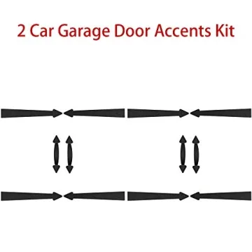Magnetic Decorative Garage Door Hardware Set 12 Pieces