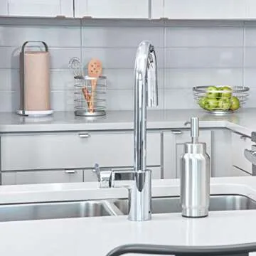 iDesign Austin Metal Wire Fruit Bowl Centerpiece for Kitchen and Dining Room Countertops, Tables, Buffets, Refrigerators