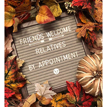 Felt Letter Board - 10x10 Gray with 640 Changeable Characters