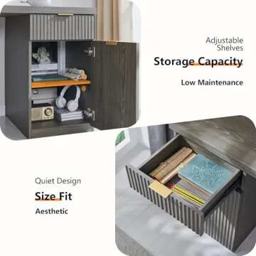 60" Modern Executive Desk with Storage - Stylish & Functional