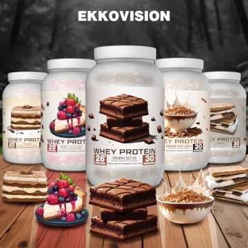 Ekko Protein Powder, Cinnamon Toast Cereal, 25 G Whey Protein per Scoop, Low Lactose, High Protein for Men & Women with Active Lifestyles, Perfect for Shakes, Smoothies, and Recipes, 30 Servings
