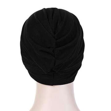 Hijab Cap Under Scarf Black Hijab Undercap (Hijab Accessory), Black