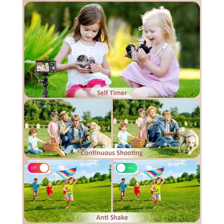 Kids Digital Camera 50MP Autofocus FHD 1080P Upgrade