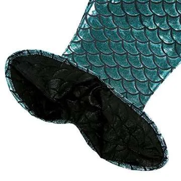 TFJH E 3PCS Kids Girls Fancy Princess Swimmable Mermaid Tail Set, Dark Blue, 3-4Years(Tag No 100)