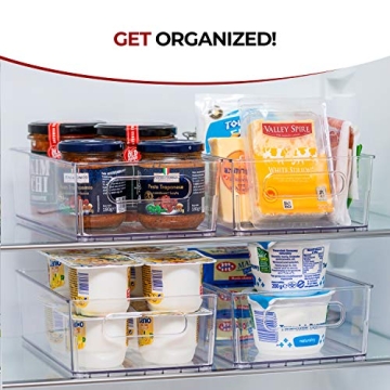 Fridge Organizer Bins by Fullstar for Smart Kitchen Storage