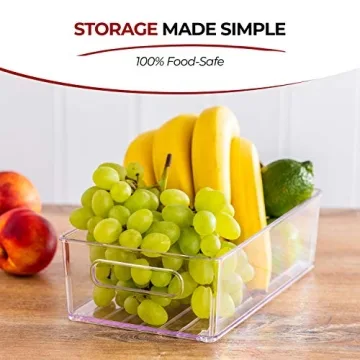Fridge Organizer Bins by Fullstar for Smart Kitchen Storage