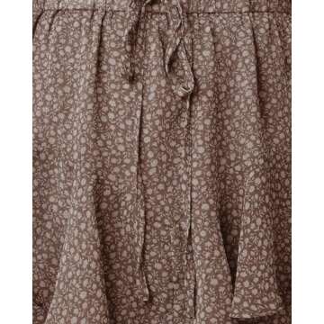 Aoudery Flowy Shorts for Women - Floral Skorts & Activewear