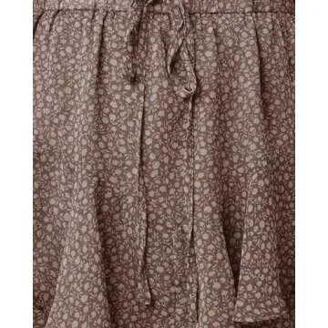 Aoudery Flowy Shorts for Women - Floral Skorts & Activewear