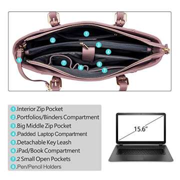 Stylish Laptop Bag for Women - Large and Practical