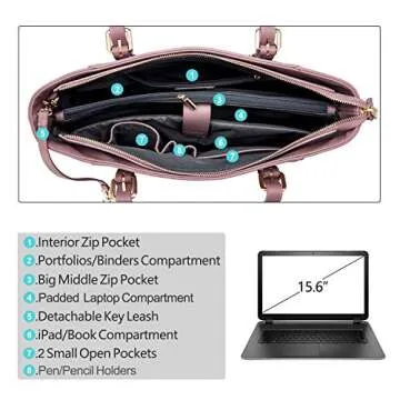 Stylish Laptop Bag for Women - Large and Practical