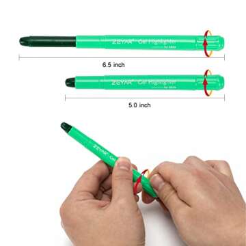 ZEYAR Gel Highlighters, Bible Highlighter Pens, No Bleed, Quick Dry, assorted colors, Bible Study an...