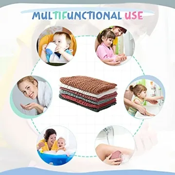 Irenare Large Burp Cloths Cotton Essentials for New Parents