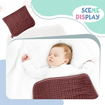 Irenare Large Burp Cloths Cotton Essentials for New Parents