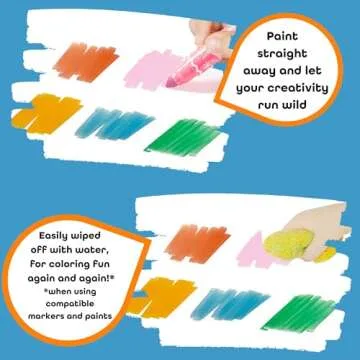 The Washable Playhouse for Kids - Paint Again and Again - ImagiNew Playhome with Working Door and Windows Indoor & Outdoor Backyard - Toddlers Art & Craft playset Outside Activity Play House Toys