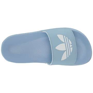 adidas Originals Women's Adilette Lite Slides in Clear Sky