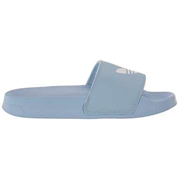 adidas Originals Women's Adilette Lite Slides in Clear Sky