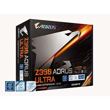 GIGABYTE Z390 AORUS ULTRA (Intel LGA1151/Z390/ATX/3xM.2 Thermal Guard/Onboard AC Wi-Fi/RGB Fusion/Ga...