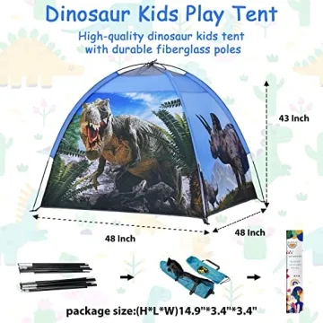 Ai-Uchoice Dinosaur Kids Play Tent for Indoor and Outdoor Fun